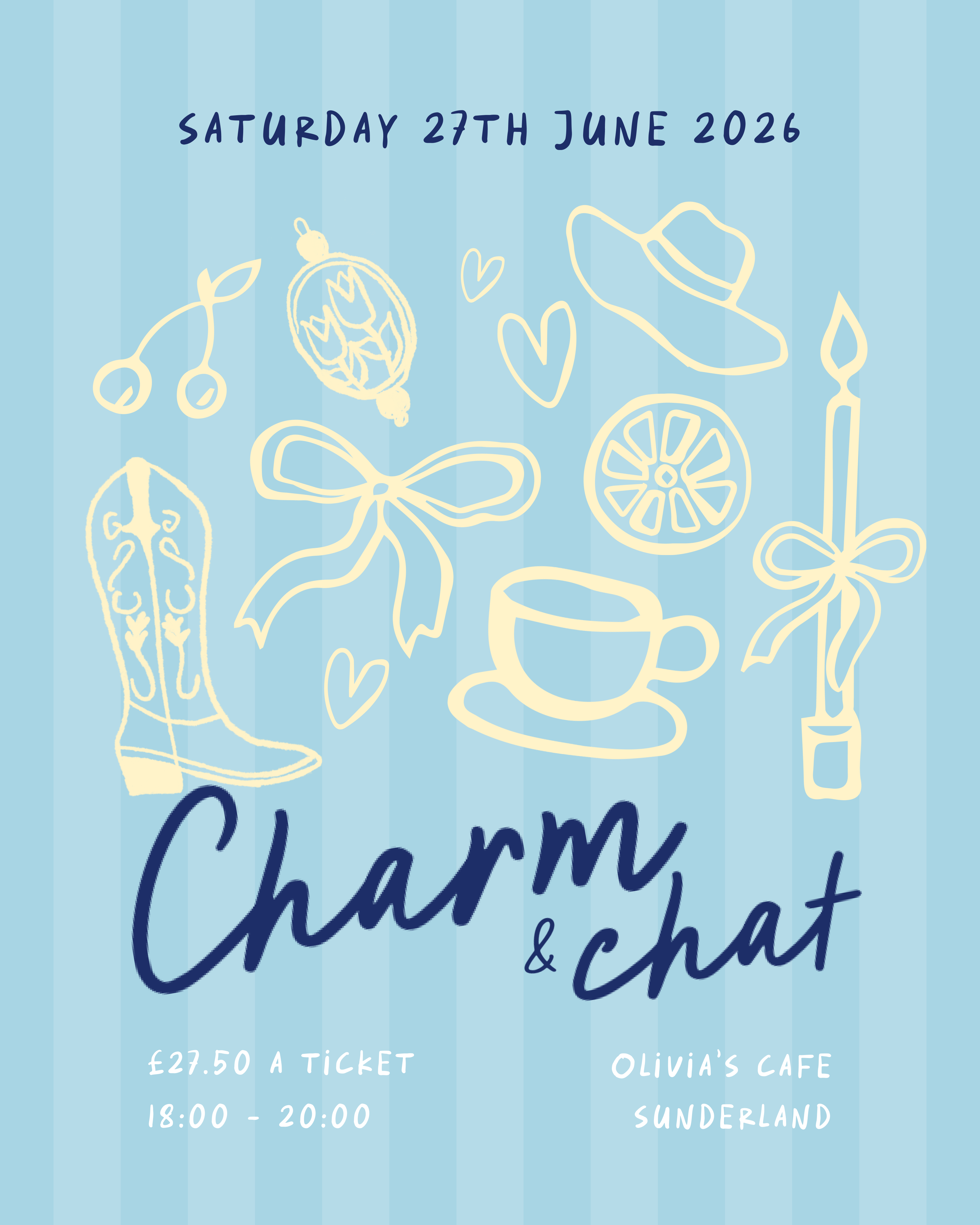 OROVA x Olivia's Café Charm & Chat Workshop Ticket