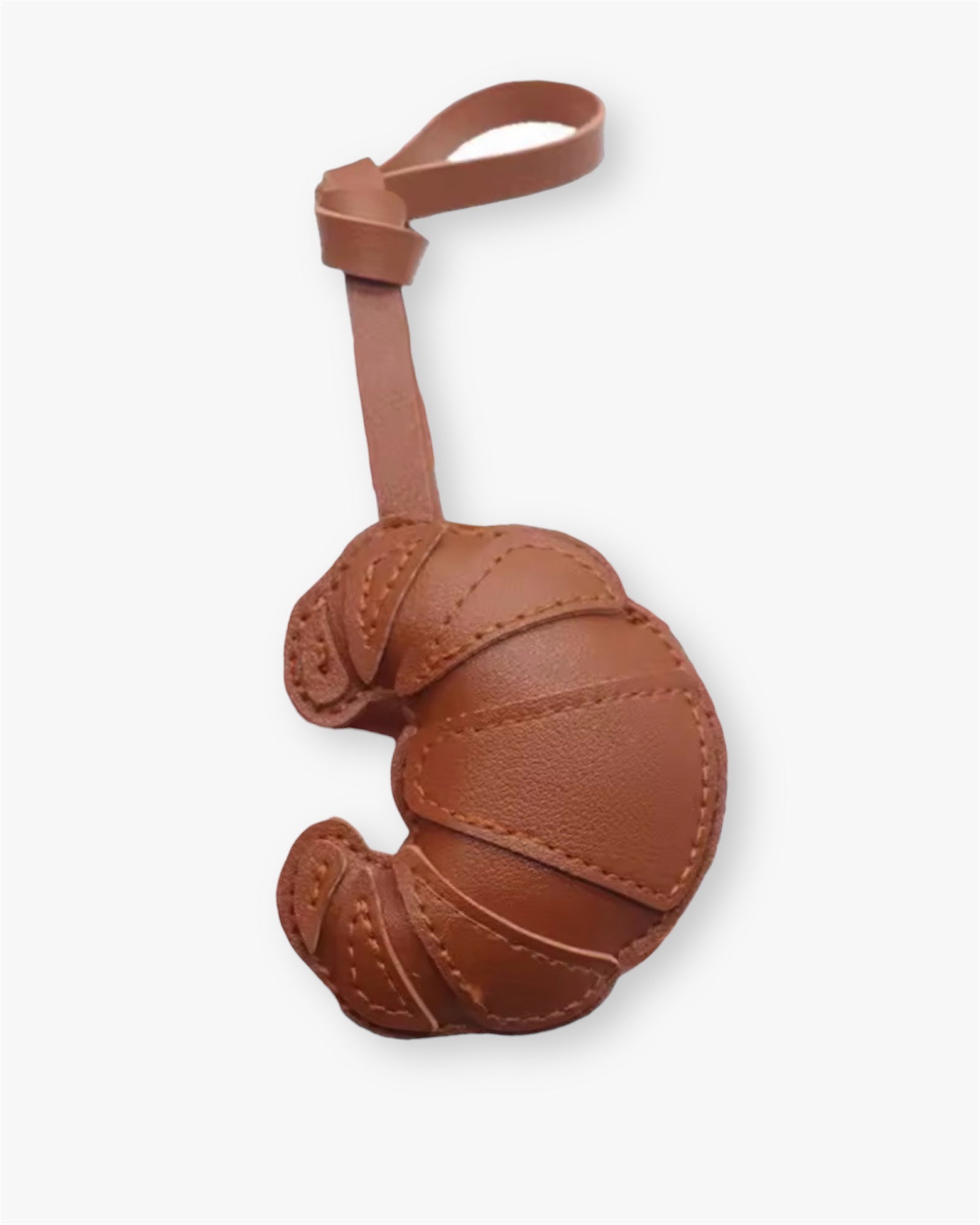 personalised croissant bag charm accessory UK gift