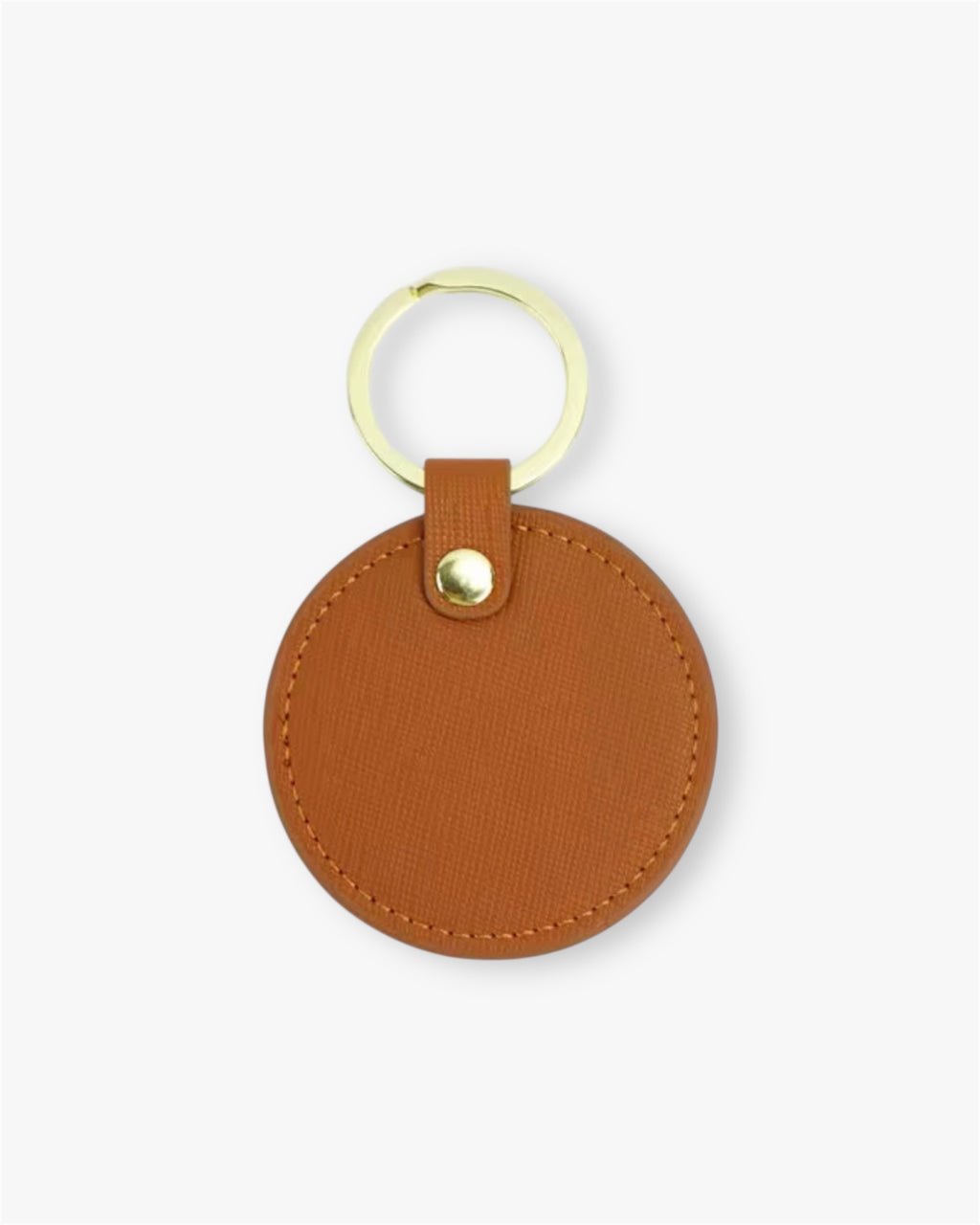 Saffiano Leather Keyring
